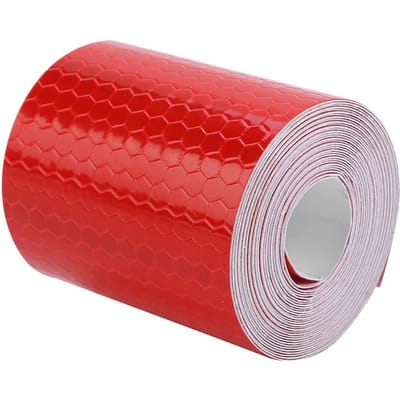 5cmx3m Veiligheids Zelfklevende Reflecterende Tape Rol Sticker Voor Aanhangers Auto's Fietsen Oranje