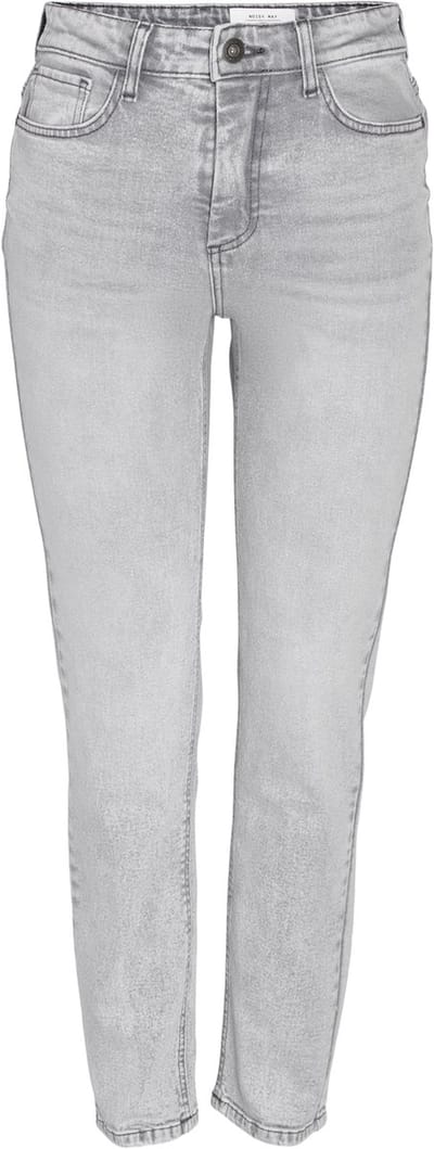 Noisy May NMMONI HW STRAGHT ANK JEANS AZ277LG NOOS Jeans grijs W29L32