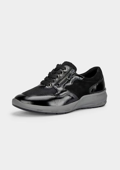 Sneaker met dempende loopzool - zwart - Gr. 36 van Goldner Fashion