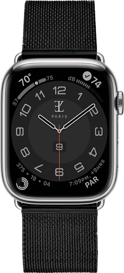 Elysian horlogebandje geschikt voor Apple Watch - Mesh - 316L Roestvrij Staal - 18mm - Quick Release - Verstelbaar - Milanese band - Series 1/2/3/4/5/6/7/8/9/S/10/11 - Apple Watch Bandje 38/40/41mm