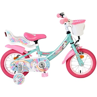 Volare Unicorn Kinderfiets - Meisjes - 12 inch - Groen
