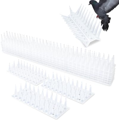 2.58m Transparante Plastic Duiftenprikken – Anti-Duiften en Anti-Katten, Set voor Balkon en Tuin