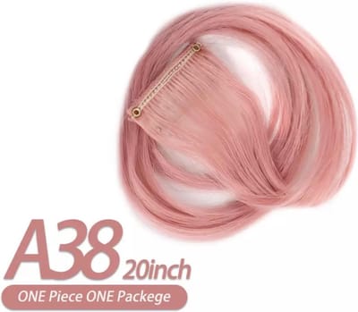 Clip in haarextension Oranje - clip in hairextension - nep haar plukje kind- haar extension - hair extension - clip in gekleurd haar kind