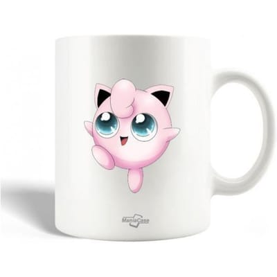 Mug en Céramique - Pokémon - Rondoudou - 30cl - Compatible Lave-Vaisselle - Blanc
