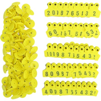 Nr.001?100 Boerderij Varken Oormerk Vee Oormerk Labels Set Pluimvee Fokkerij Benodigdheden