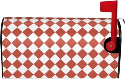 Brievenbus Cover - Postbus Decoratie - Tuin Aankleden - Magnetische Bevestiging - Standaard Maat - Roze