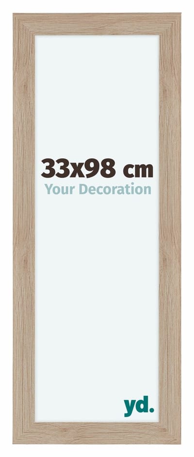 Your Decoration - Fotolijst 33x98 cm - MDF - Eiken Licht - Como