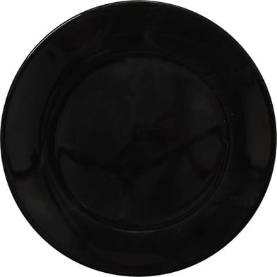 Dutch Rose Bord Plat Zwart - Ø26cm