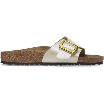 Birkenstock CATALINA GRACEFUL PEARL WHITE - Dames slippers - Kleur: Wit/beige - Maat: 37