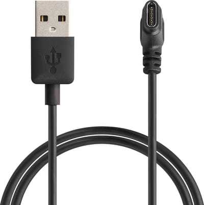 kwmobile USB-oplaadkabel type c geschikt voor Huami Amazfit Falcon - Kabel voor smartwatch - in zwart