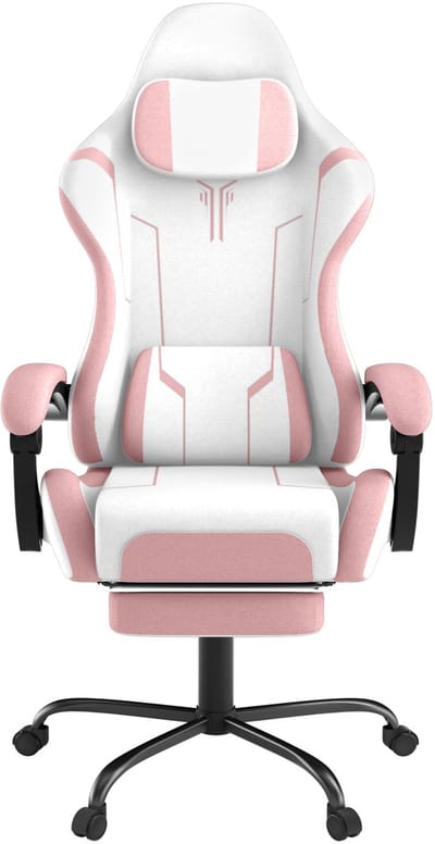 ACXIN Gaming Stoel Ergonomisch - Met Massage & Voetensteun - Roze
