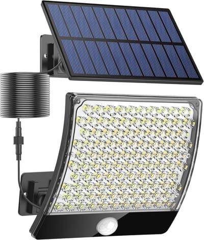 Zonnelampen voor buiten met bewegingsmelder en 105 LEDs