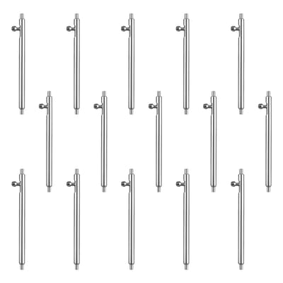 Dailygoods- Horloge Pins Vervangingsset 15 Stks - Quick Release - Roestvrij Staal - 20/22 mm - Antislip - Lichtgewicht - Horloge Veerpennen