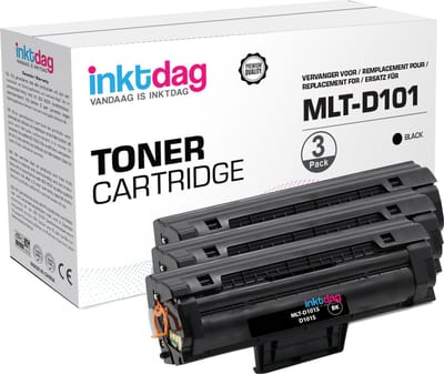 Inktdag huismerk Samsung MLT-D101S zwart toner cartridge ( 3 stuk)