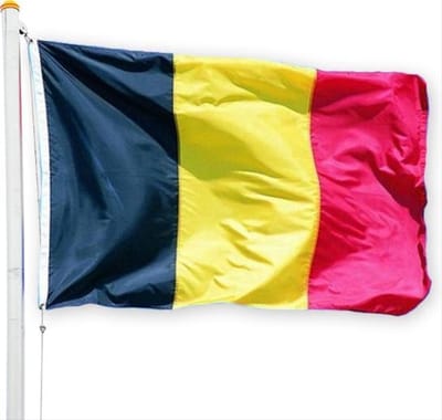 Belgische vlag - Vlag van België - Rode Duivels - 150/90CM - Polyester - Voetbal - WK - EK - CHPN