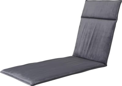 Madison - Outdoor - Loungekussen - 190 x 60cm - Panama Velvet Grijs - Ligbedkussen