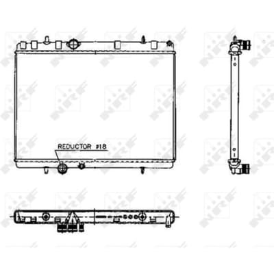 Radiator, motorkoeling NRF 50436