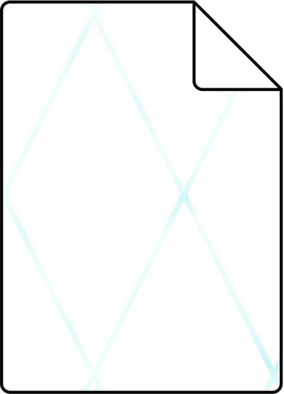 Proefstaal Origin Wallcoverings behang wieberruit-motief mat wit en mintgroen - 26,5 x 21 cm - 347494-S