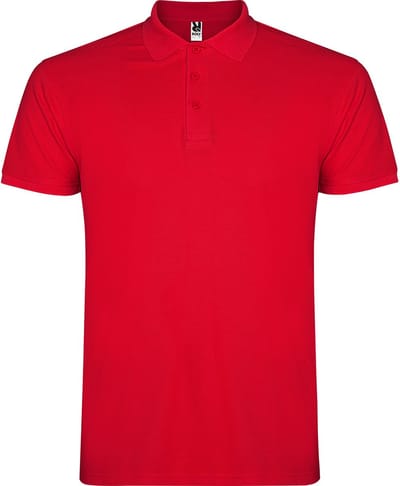 Roly - Star Polo - Red 60 maat XXL