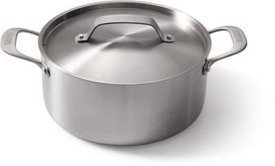 Skottsberg - Kookpan met deksel - 24 cm - Stainless Steel - 4,75 L - Inductie - Ovenbestendig - RVS - Alle warmtebronnen