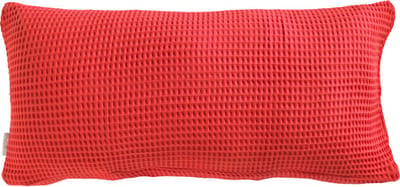 Heckettlane Kussensloop Wafel - Kussenhoes van 40x80 cm - 1 stuk - 100% Katoen - Rood
