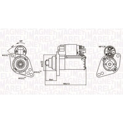 Starter MAGNETI MARELLI 063721294010