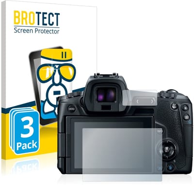 Screenprotector 3 Stuks voor Canon EOS R Beschermglas transparant