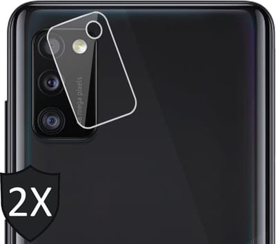 Camera Screenprotector geschikt voor Samsung Galaxy A41 - 2x Glas Screen Protector