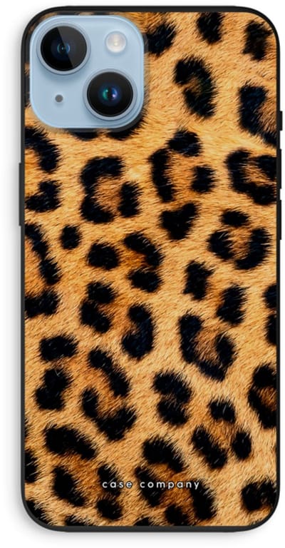 Case Company® - Hoesje geschikt voor iPhone 14 hoesje - Luipaard - Biologisch Afbreekbaar Telefoonhoesje - Bescherming alle Kanten en Schermrand