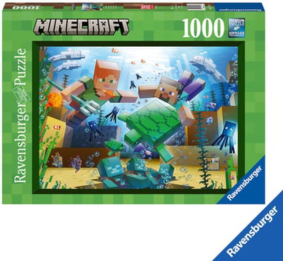 Ravensburger Minecraft Mozaika 1000 Dėlionė Vaikams