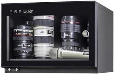 Droogkast Camera Apparatuur - Elektronische Droogbox - Apparatuur Beschermen - Slimme Touchscreen Bediening - 15L Tot 50L - Zwart
