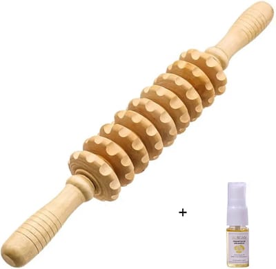 Aurgan Houten Massageroller - Triggerpoint Massage - Spierknopen - Spiermassage