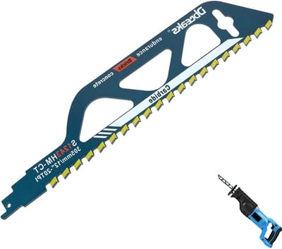 Hardmetalen reciprozaagblad voor steen- en cellenbeton - Accessoires voor reciprozaag - Baksteen, beton, gasbeton