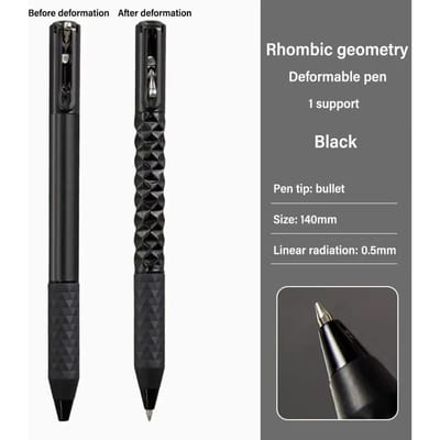 Geometrische vervorming gelpen 0,5 mm decompressiepen Neutrale pen Student Schoolbenodigdheden
