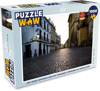 Puzzel Het oude centrum van het Spaanse Córdoba in Andalusië - Legpuzzel - Puzzel 1000 stukjes volwassenen
