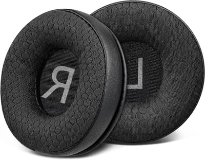 Dailygoods - SOULWIT Oorkussens Vervanging voor AKG N60/N60NC Bedraad (Niet geschikt voor N60NC Draadloze) Hoofdtelefoons, Earpads Cushions met Geluidsisolatie Schuim, Duurzame Gaasstof
