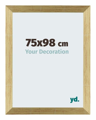 Your Decoration - Puzzellijst 75x98 cm - Goud Glans - Puzzellijst 1500-2000 stukjes - MDF Fotolijst - Mura