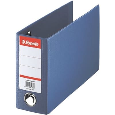 Esselte 2-Rings Kunststof Giro Ordner - Capaciteit van 600 Vel - Rugbreedte van 80mm - Blauw