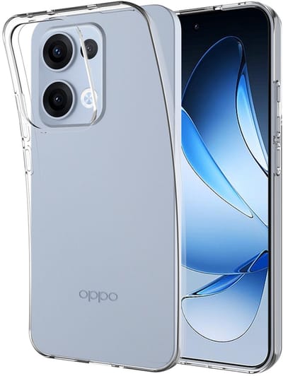 Just in Case hoesje geschikt voor Oppo Reno13 Hoesje Siliconen - Flexibele Case - Transparant