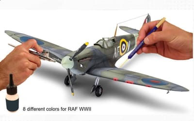 Revell Hobbyverf Vliegtuigen - 36201 Model Color - RAF Vliegtuigen WWII - Acryl Set 8x17ml Verf set - 8 x 17 ml