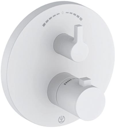 Kludi Nova Fonte - Thermostatische inbouwkraan, voor 2 functies, mat wit 208305315