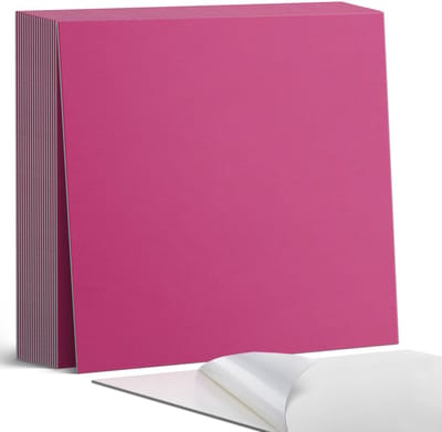 Coloray Plaktegels - Roze Zelfklevende Tegels - 20 cm x 20 cm - Roze Plaktegels - 20 stuks - Vierkant PVC Tegels - Plaktegels Badkamer - Plaktegels Vloer - Vinyltegels Vloer Zelfklevend - Wandtegel Zelfklevend