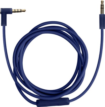 kwmobile koptelefoonkabel geschikt voor Beats Studio 3 / Solo 3 / Solo2 / Studio 2 / Studio 1 / Mixr - Reservekabel 140 cm - Met microfoon en volumeregelaar - 3,5 mm aansluiting