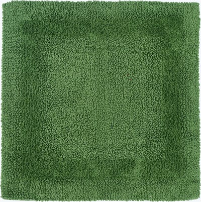 Homescapes douchemat varengroen 50x50 cm gemaakt van 100% katoen