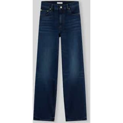 straight fit jeans van puur katoen
