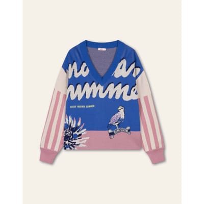 Oilily Katha Trui- maatM Amparo Blauw