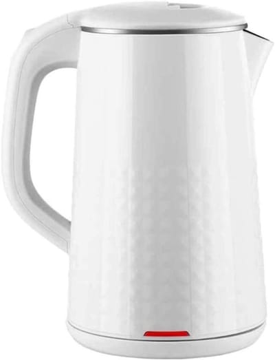 Waterkoker RVS - Heetwaterapparaat - Snel Water Koken - Dubbel Anti-Scalding - 1.8 Liter - Wit