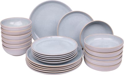 Kade 171 Sintra serviesset 24-delig 6 personen - Portugees stoneware lichtblauw