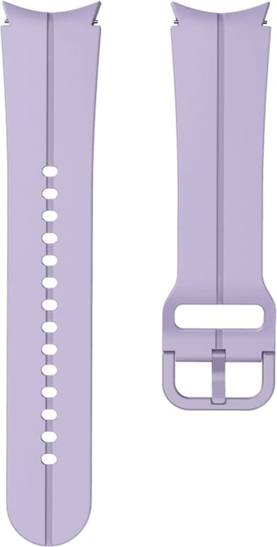Siliconen bandje - geschikt voor Samsung Galaxy Watch 7 / Watch FE / Watch 6 / Watch 6 Classic / Watch 5 / Watch 5 Pro / Watch 4 / Watch 4 Classic - lila