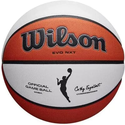 Officiële wedstrijdbasketbal met detailpresentatie Wilson NBA
